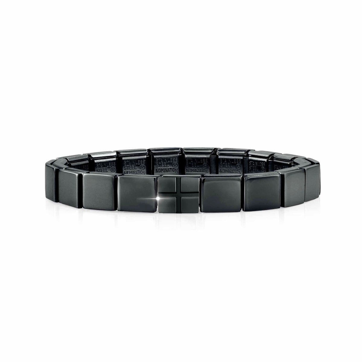 Composable GLAM Black bracelet, steel symbol