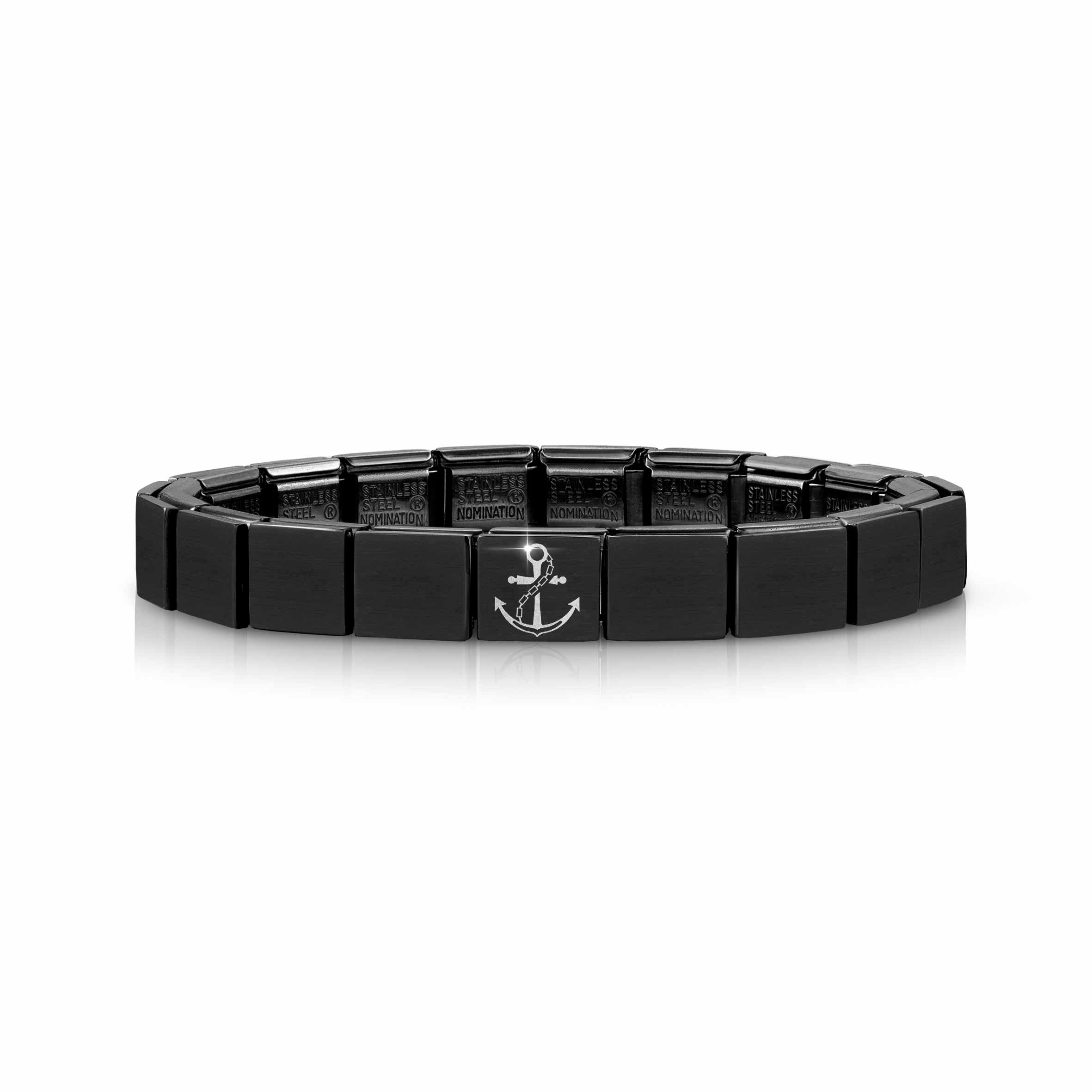 Composable GLAM Black bracelet, Anchor