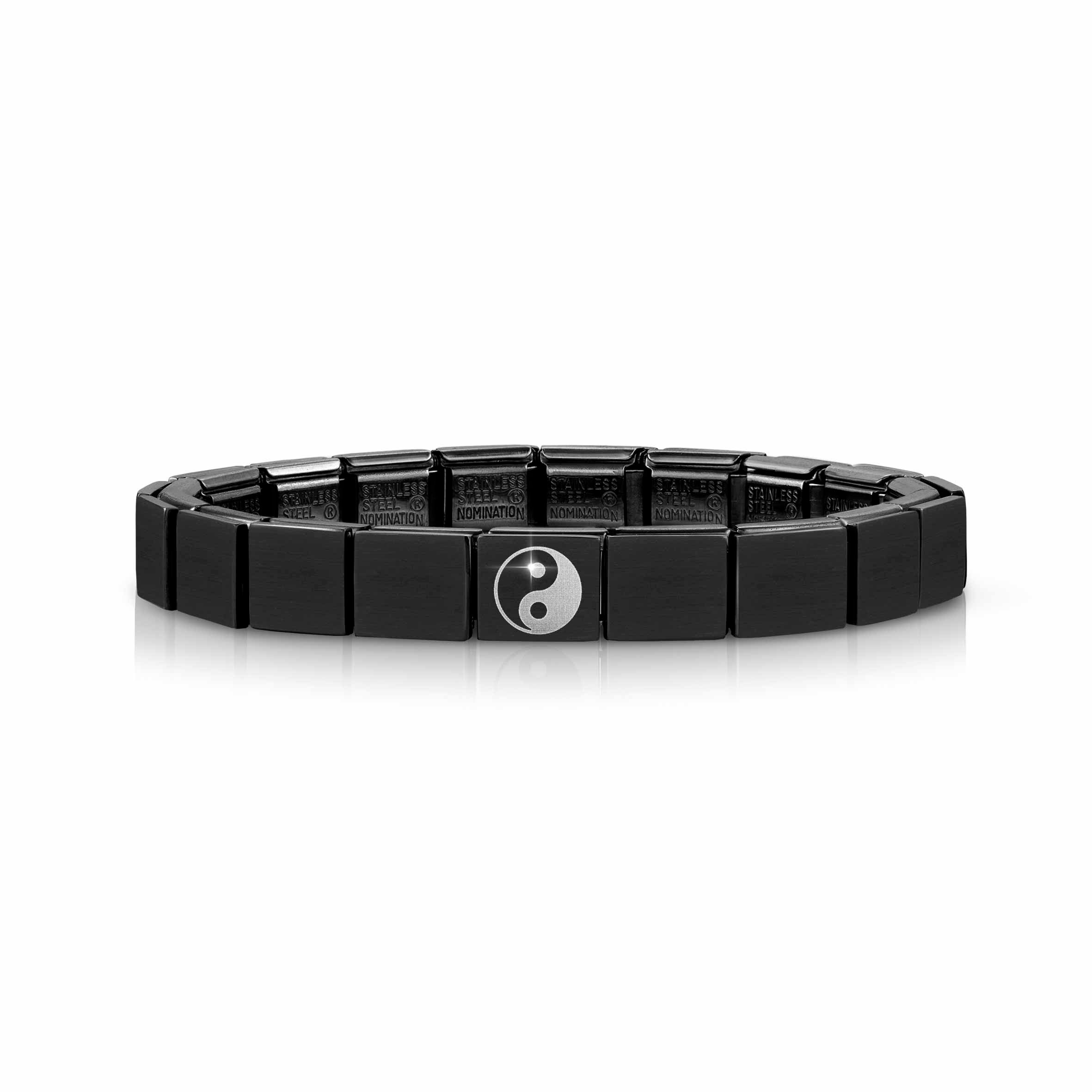 Composable GLAM Black bracelet, Yin Yang