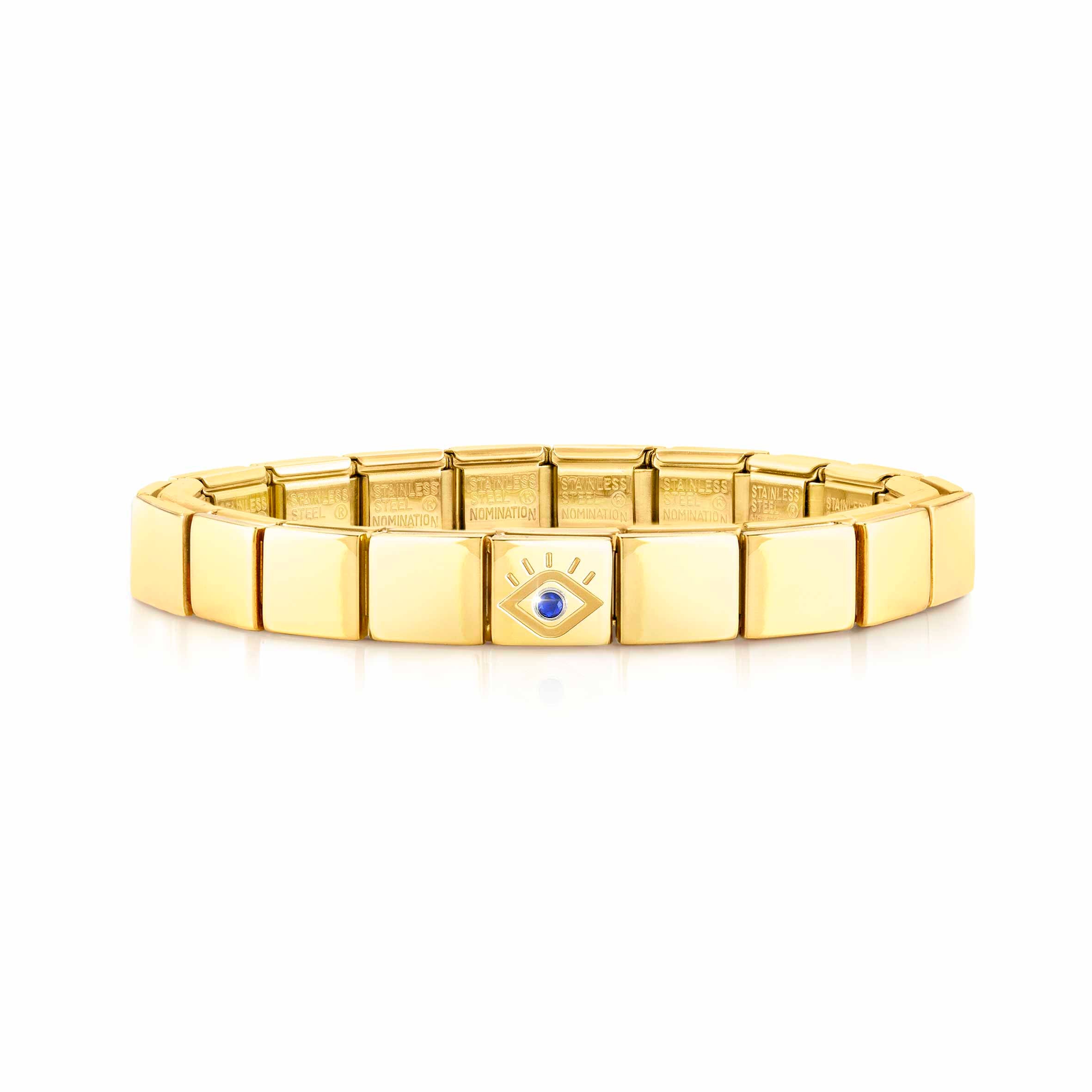 Composable GLAM bracelet, Eye CZ Blue
