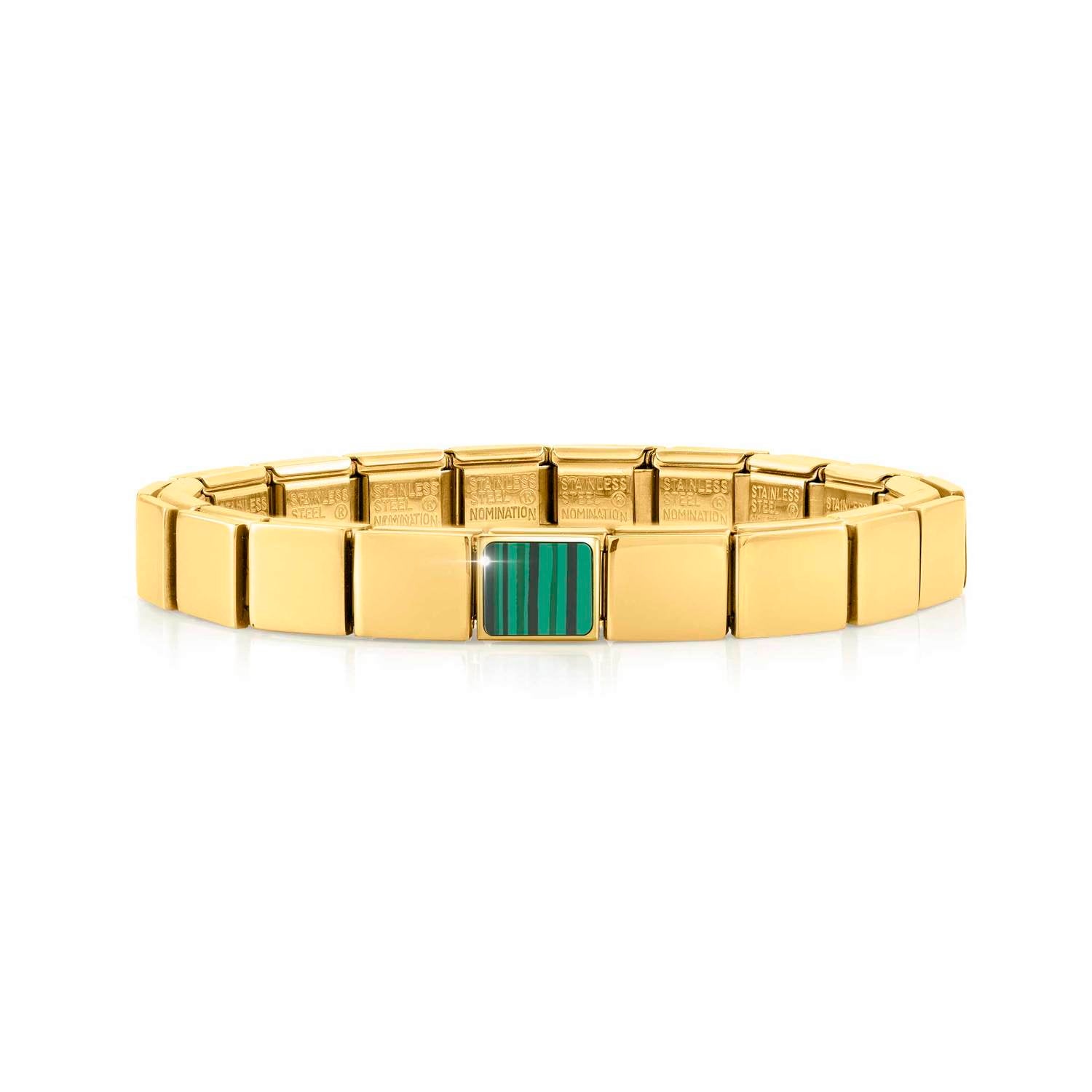 Composable GLAM bracelet, Square Green