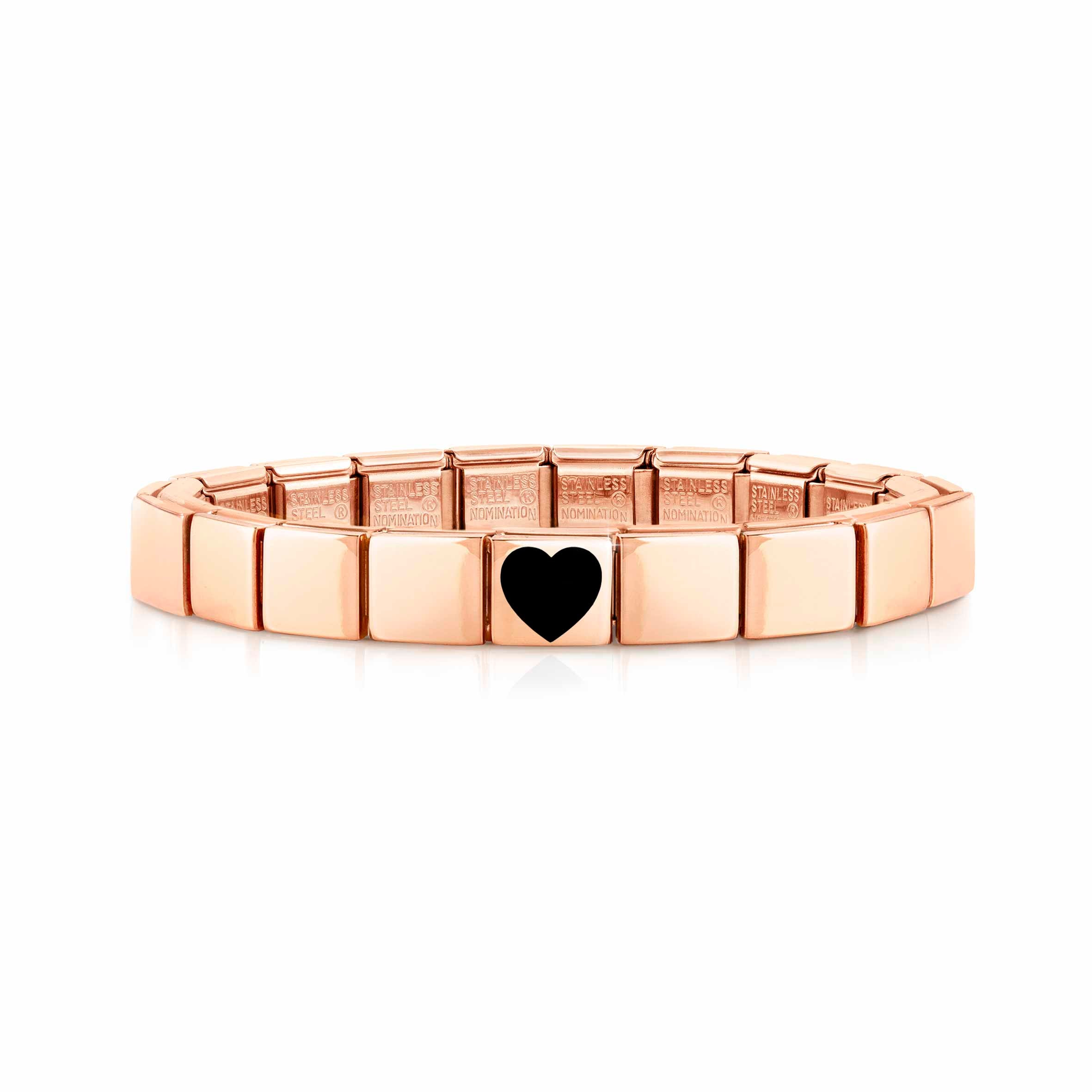 Composable GLAM bracelet, Black Heart