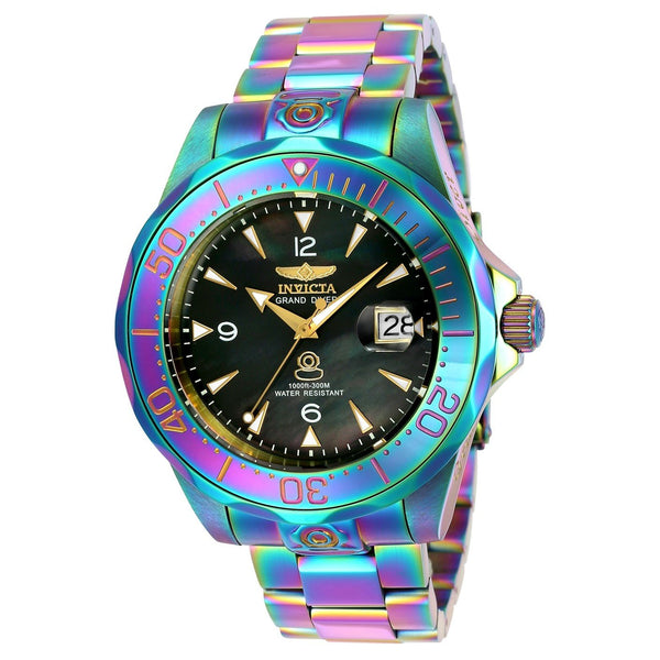 Invicta Men's 23943 Pro Diver Automatic Iridescent Stainless Steel Watch