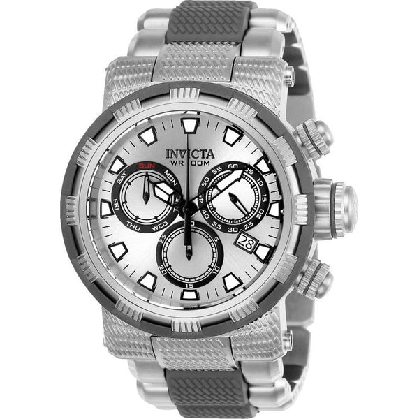Invicta Men's 23977 Specialty Gunmetal and Silver Polyurethane and Stainless Steel Watch