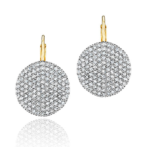 Phillips House 14k Yellow Gold Diamond Infinity Leverback Earrings - E2008PDY