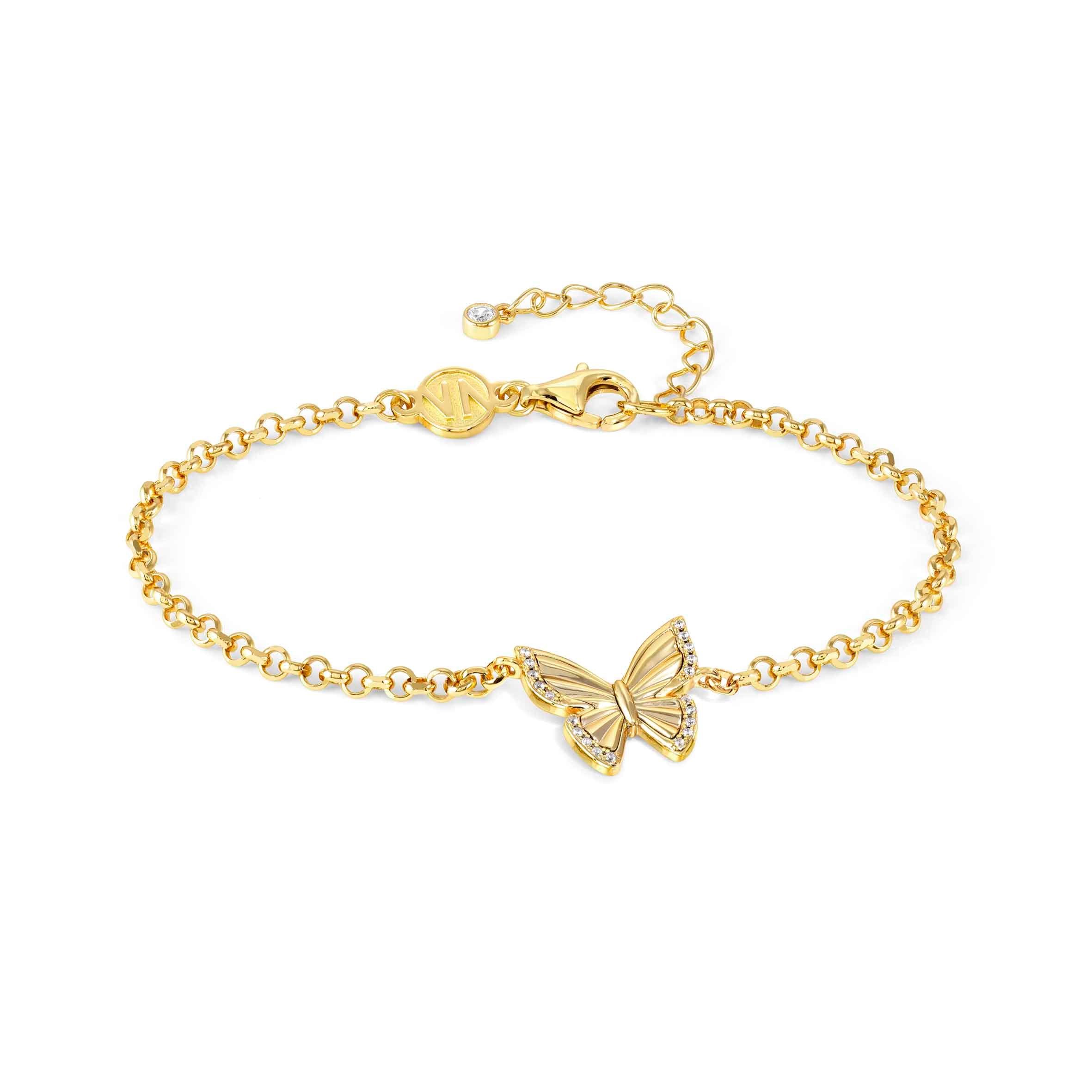TrueJoy bracelet, etched Butterfly