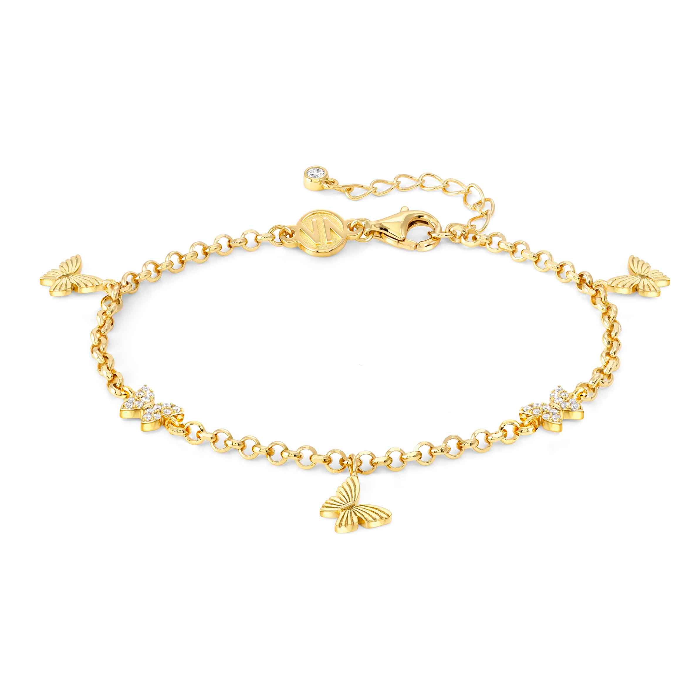 TrueJoy bracelet with Butterfly pendants