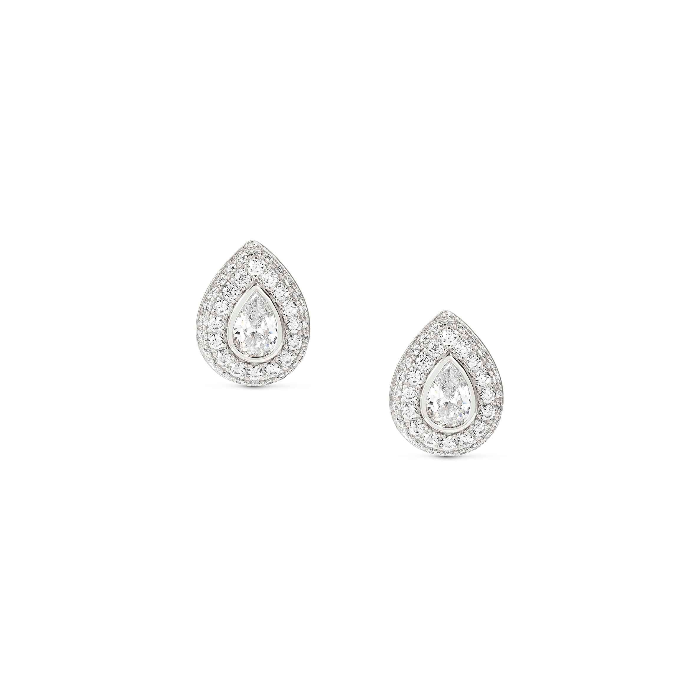 Domina Drop earrings with Cubic Zirconia