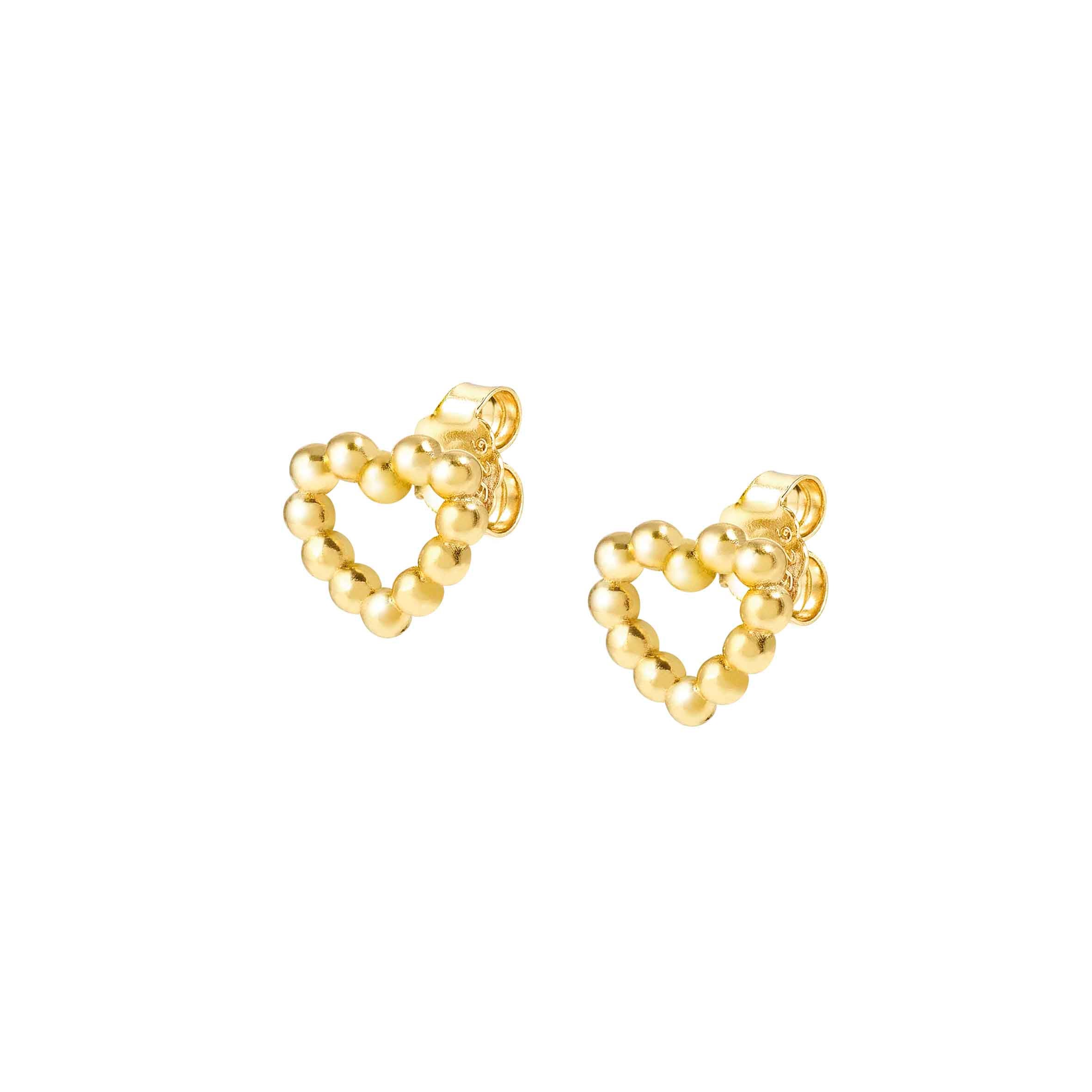 Lovecloud Heart post earrings