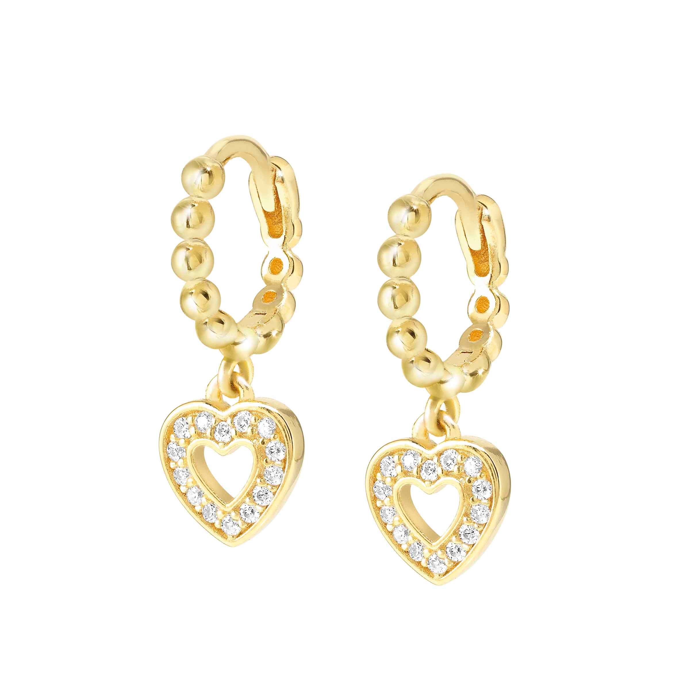Lovecloud Heart drop earrings