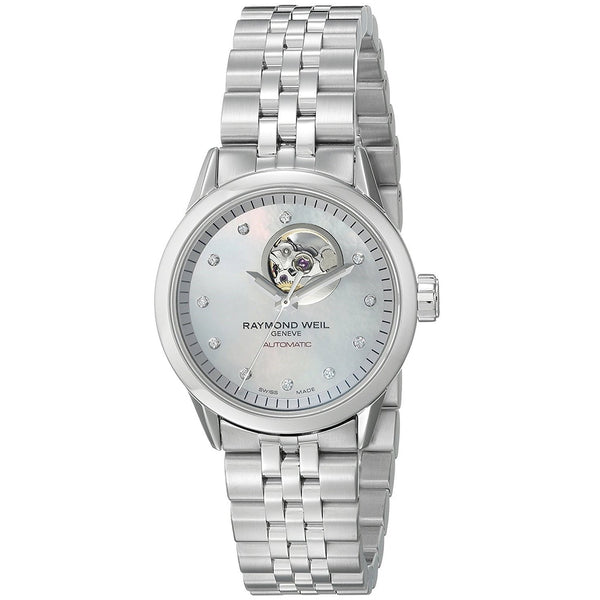 Raymond Weil Women's 2410-ST-97081 Freelancer Open Wheel Diamond Automatic Stainless Steel Watch