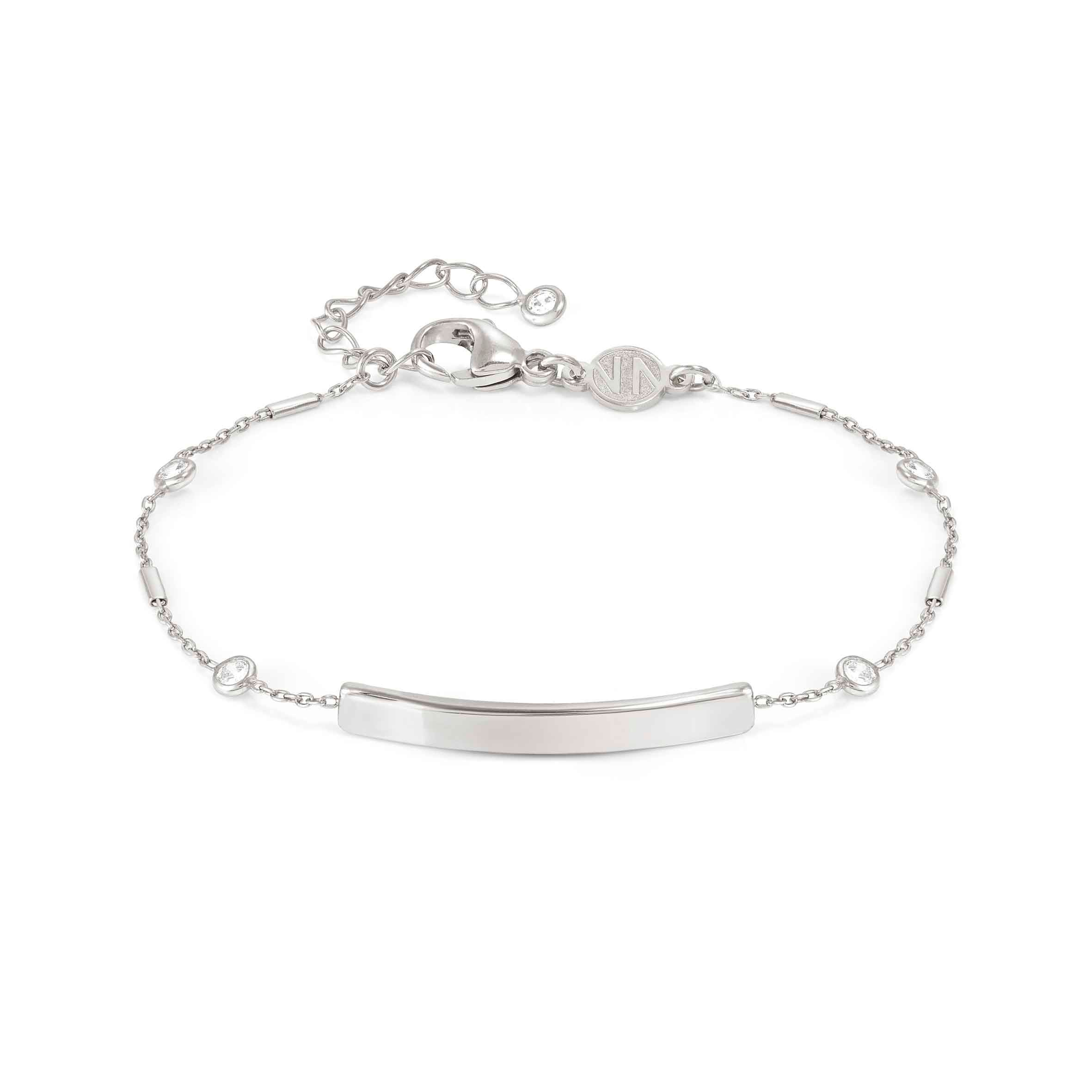 MESSAGGI D’AMORE bracelet, Plate with stones