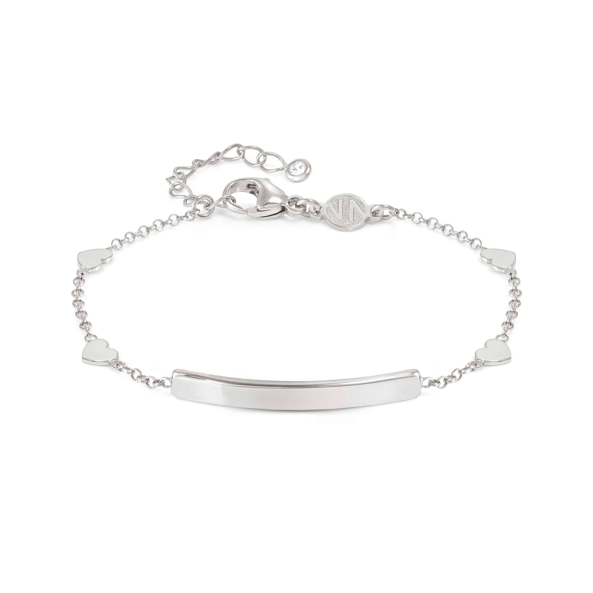 MESSAGGI D’AMORE bracelet, Plate, Little Hearts