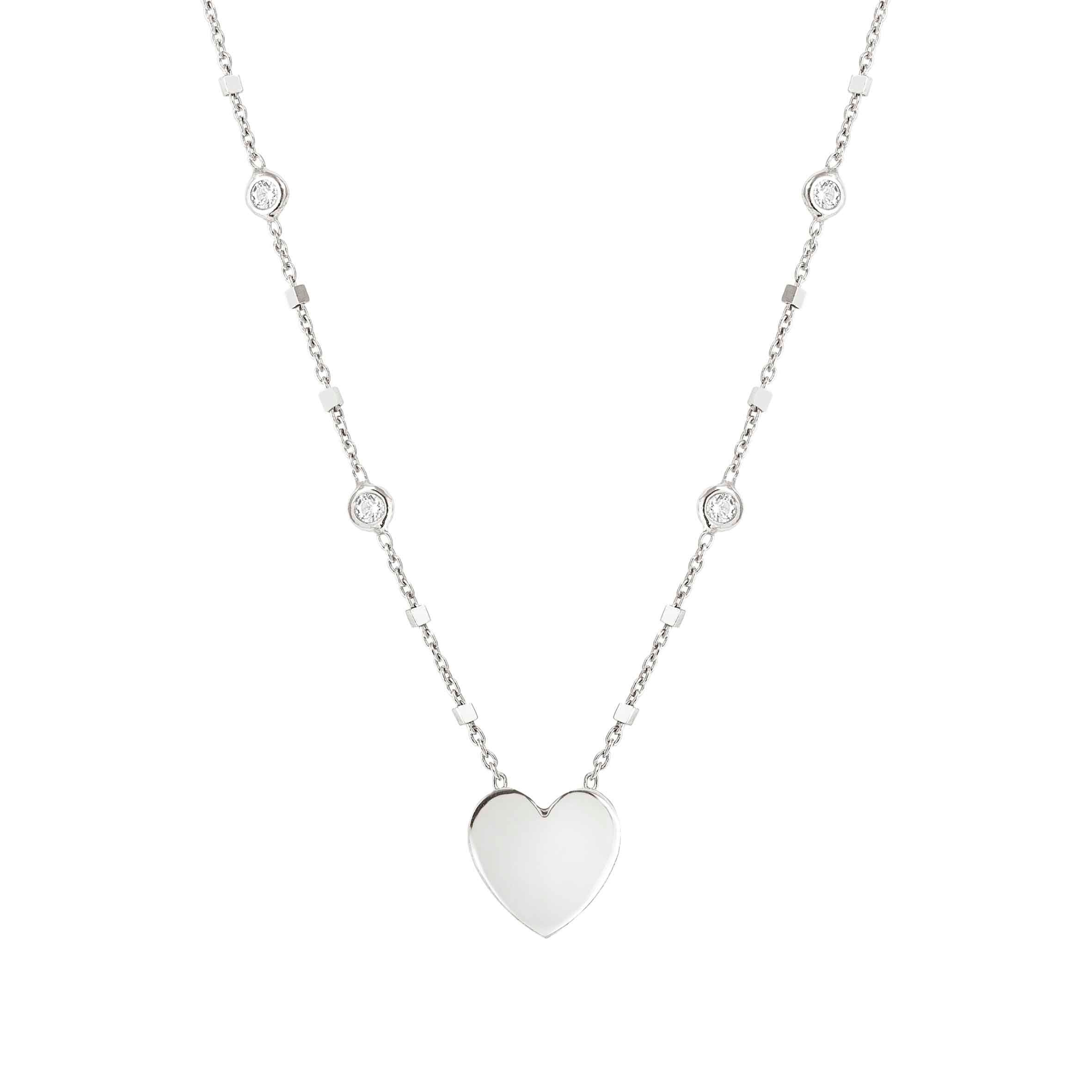 MESSAGGI D’AMORE necklace, Heart, Pearls
