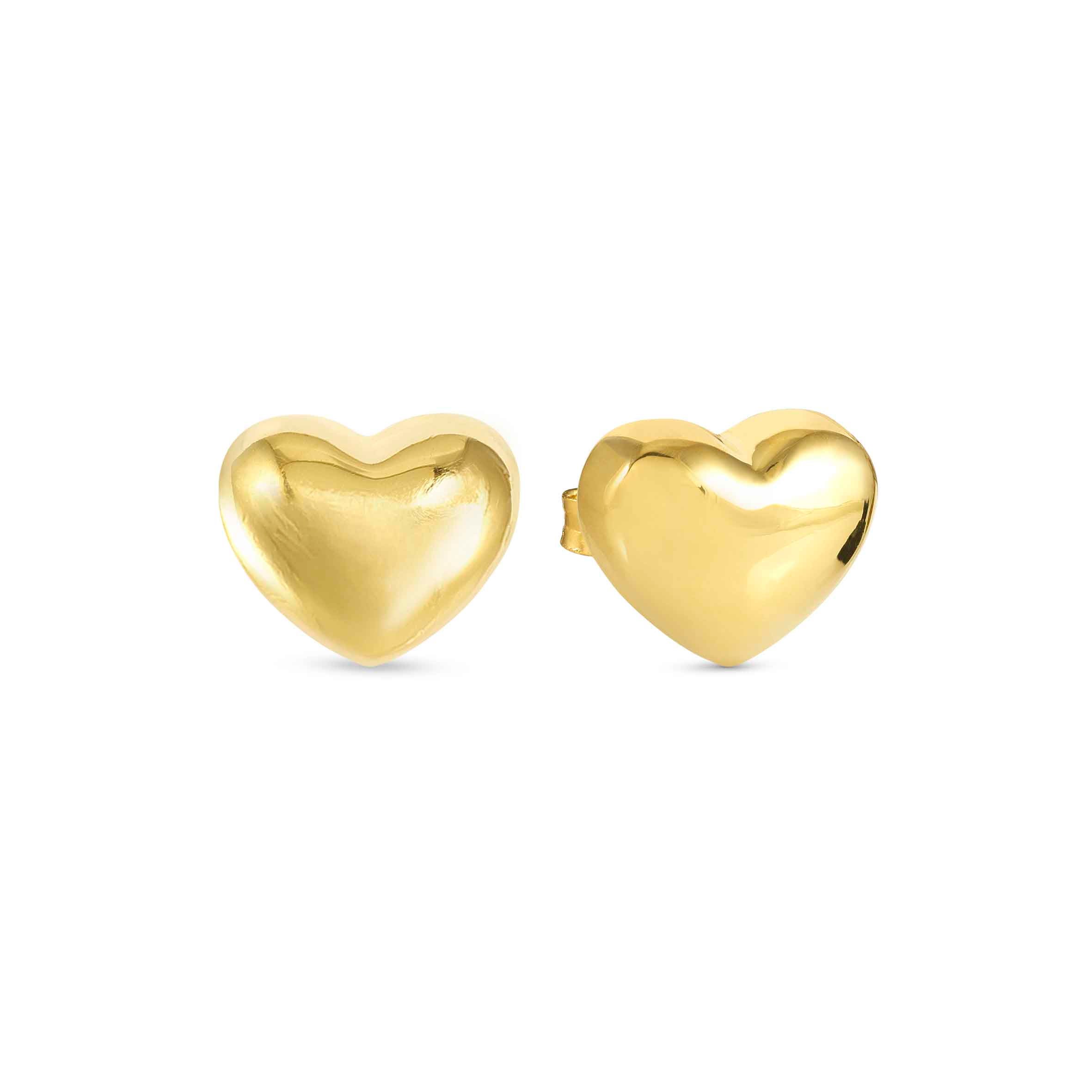 Armonica earrings, Heart, big