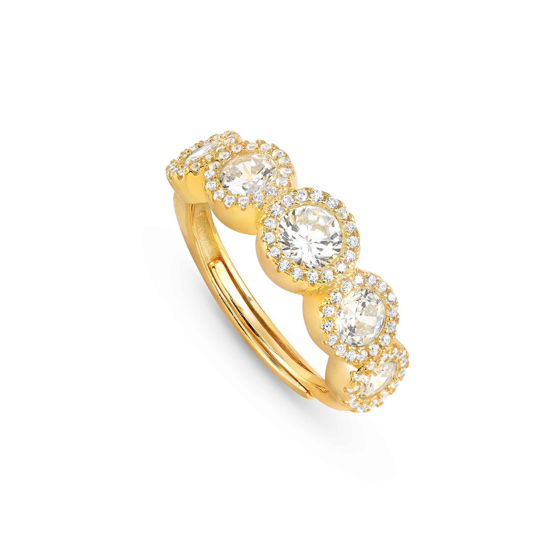 SEIDIVINA ring with Cubic Zirconia