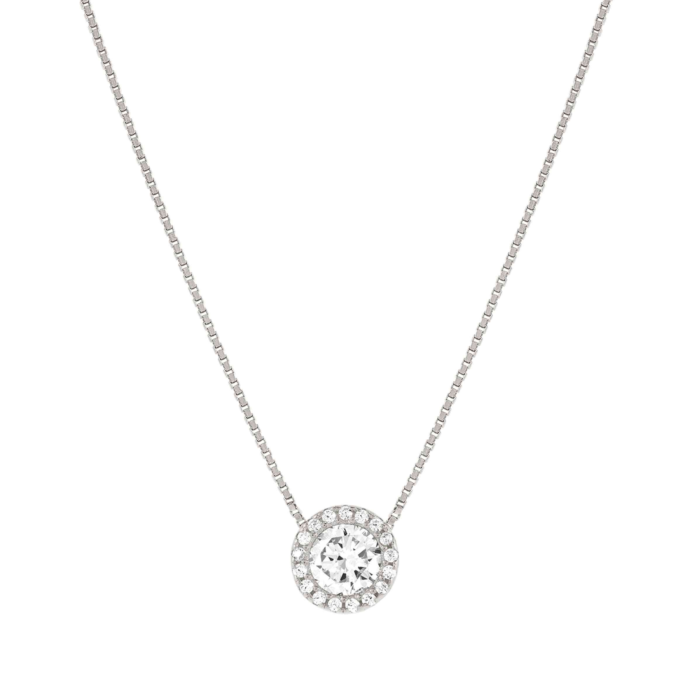 SEIDIVINA necklace, Solitaire CZ