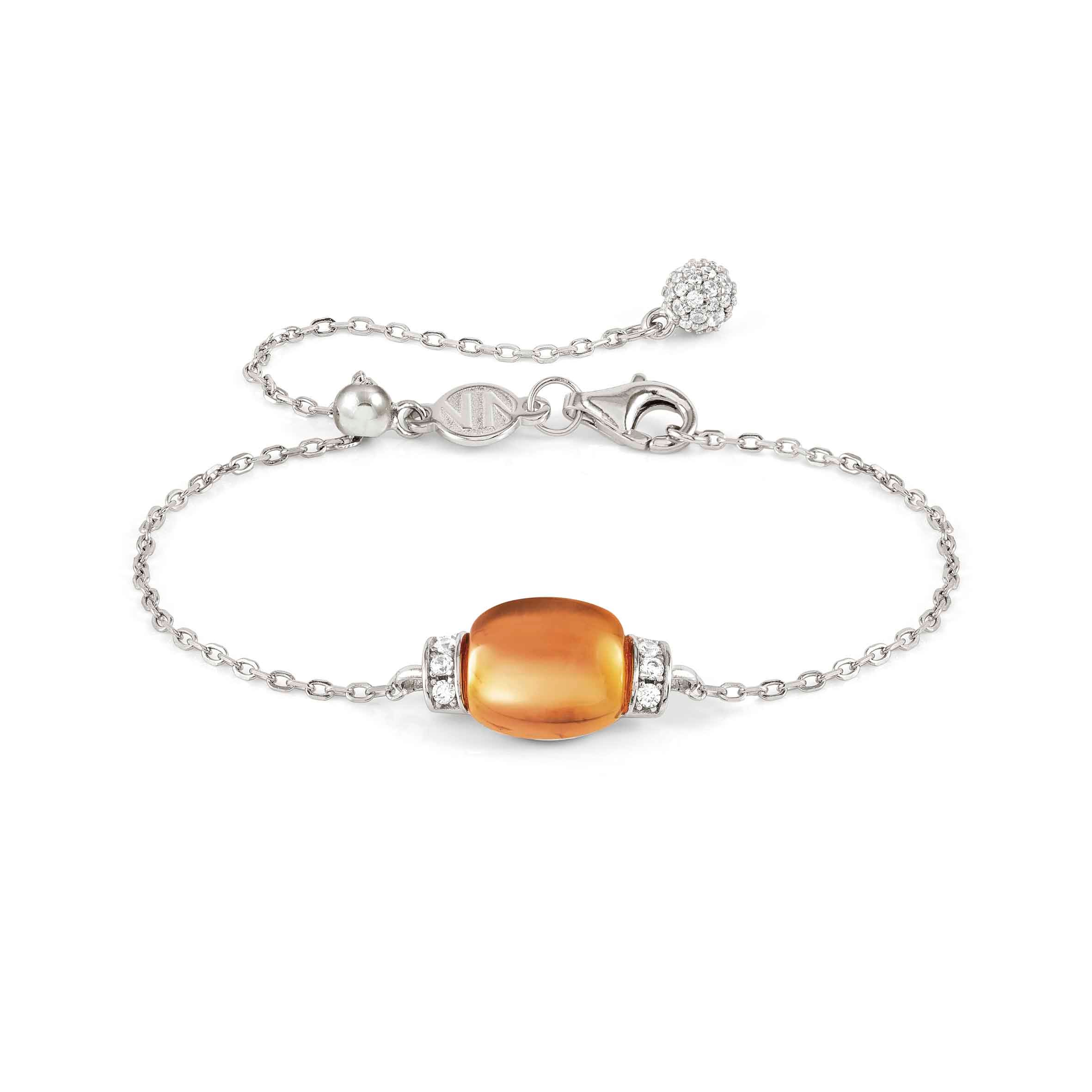 MyRadiance necklace, Ambra coloured stone