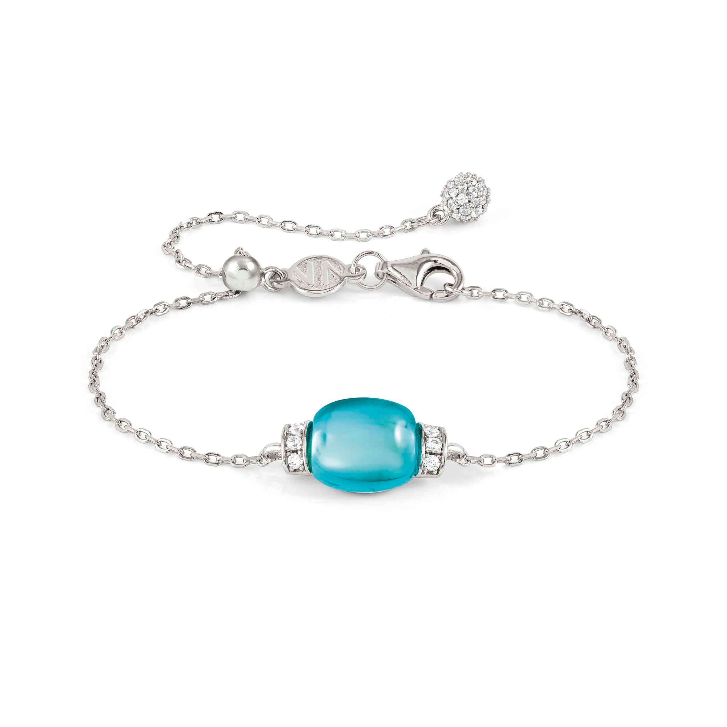 MyRadiance bracelet, Blue Topaz coloured stone stone