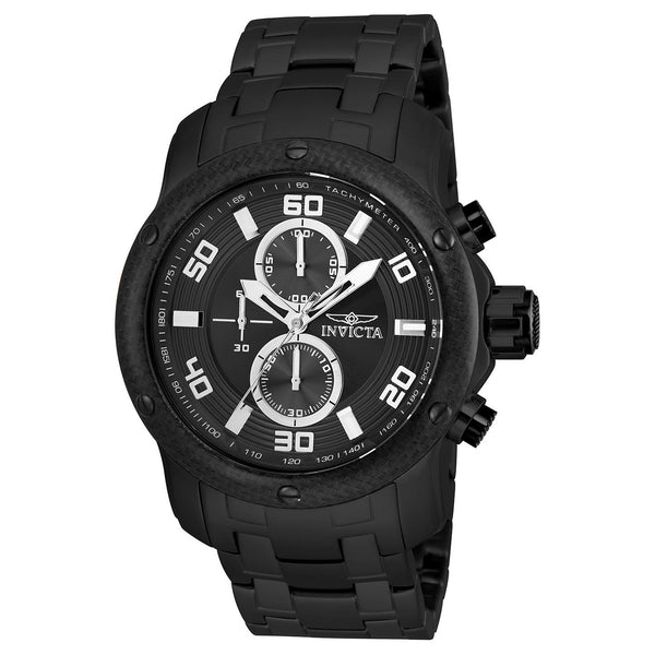 Invicta Men's 24157 Pro Diver Black Stainless Steel Watch