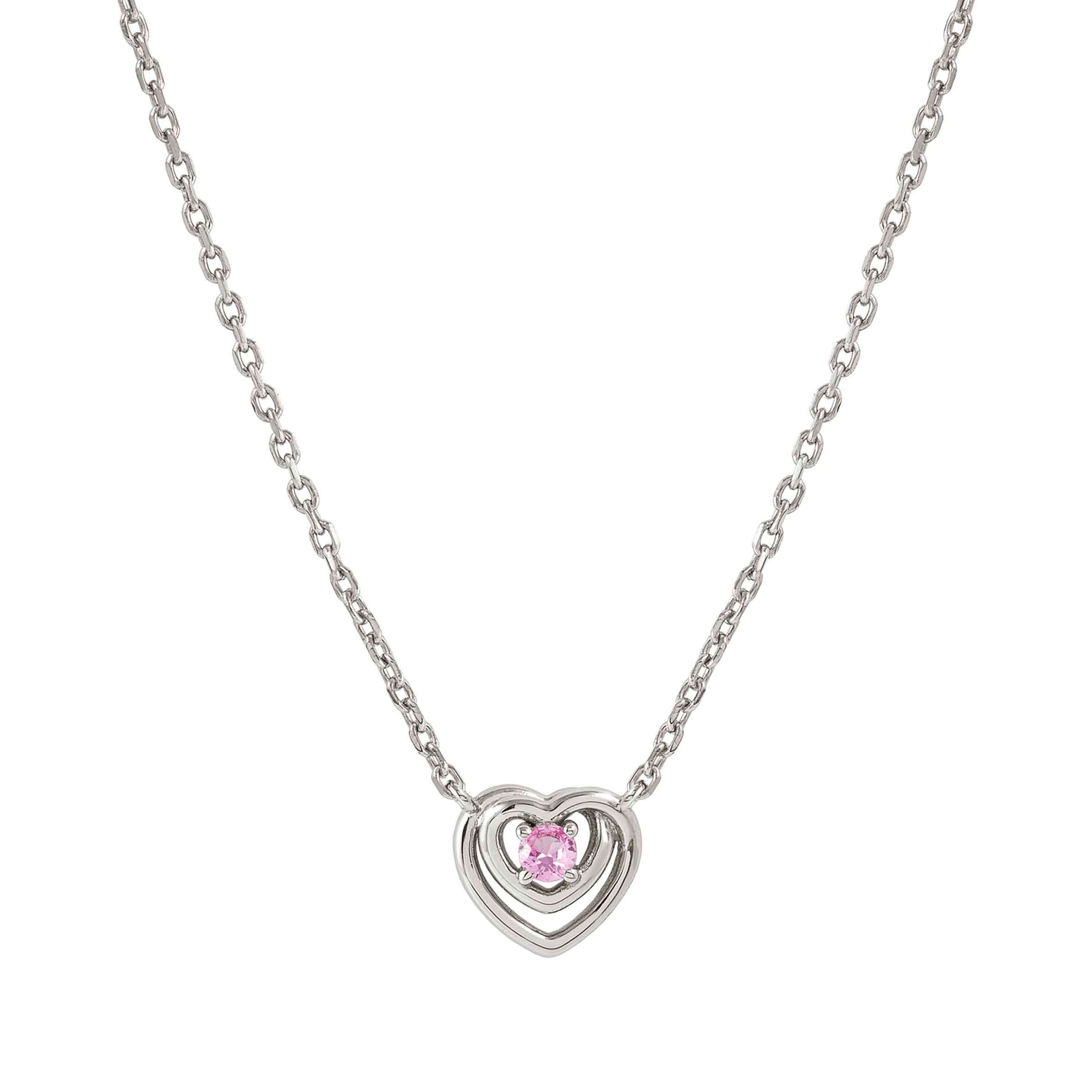 Sterling silver CosmicLove necklace, coloured stones