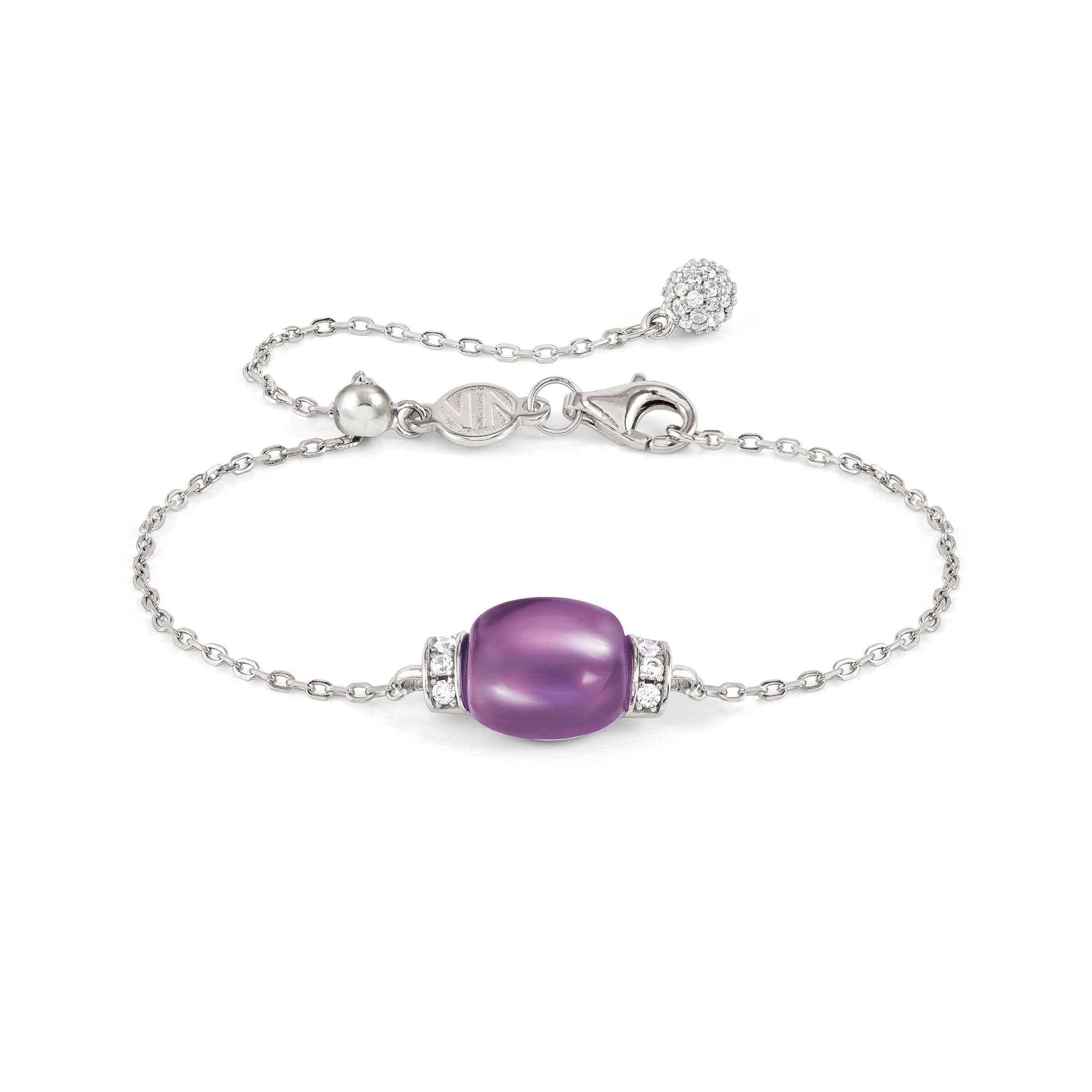 MyRadiance bracelet with Amethyst and White Topaz