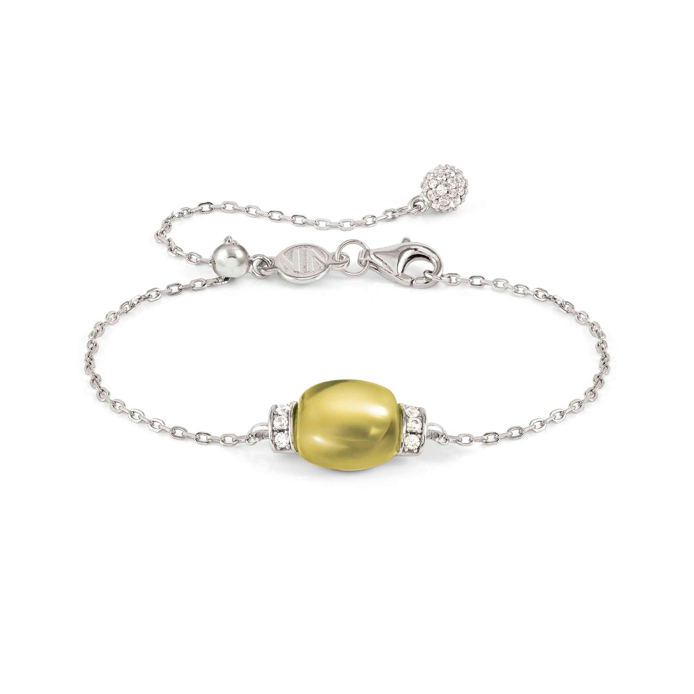 MyRadiance bracelet with Lemon Quartz and White Topaz
