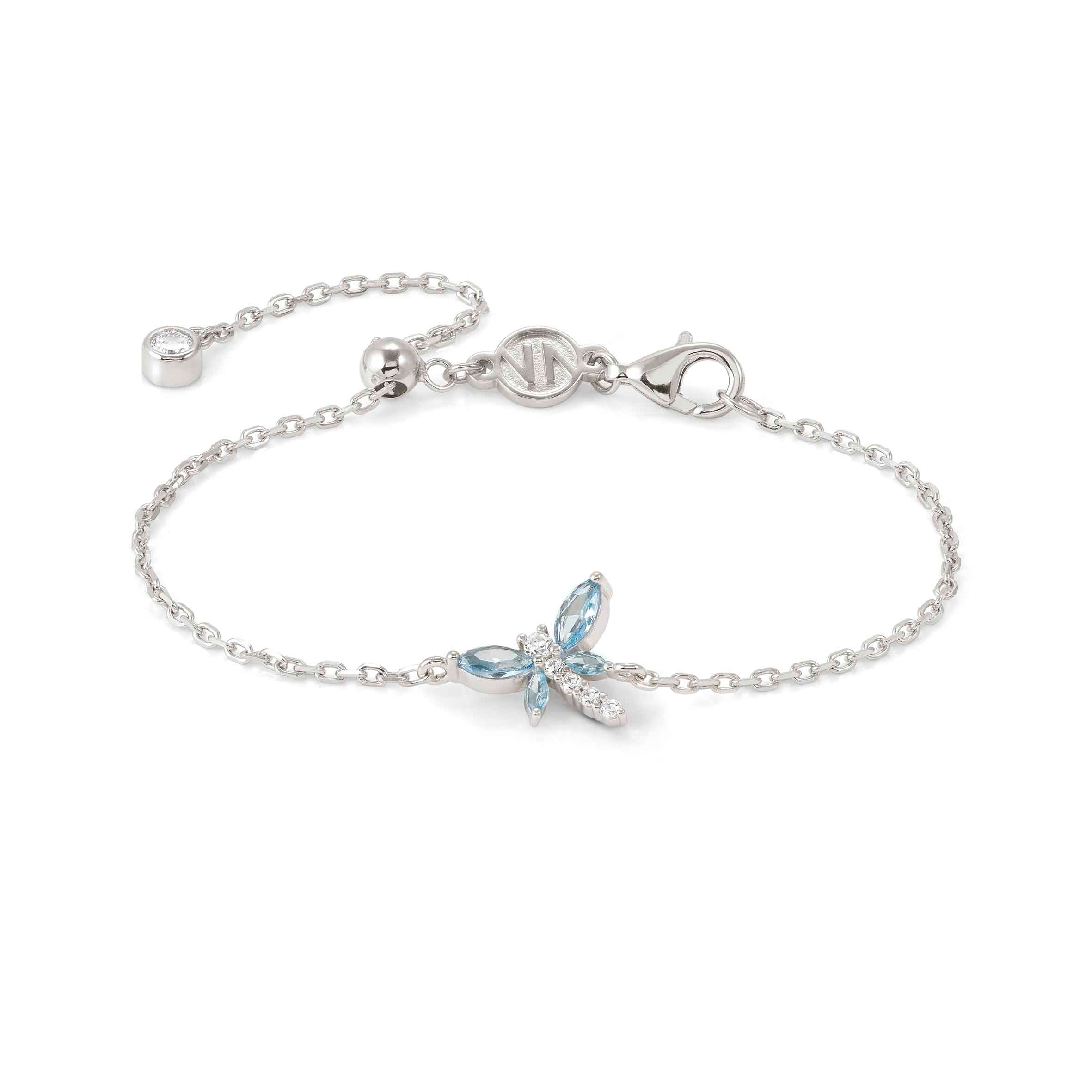 Shine Me Up bracelet, Blue Dragonfly