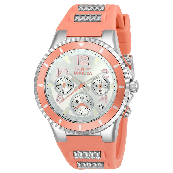 Invicta Women's 24190 Blu Pink Silicone Watch