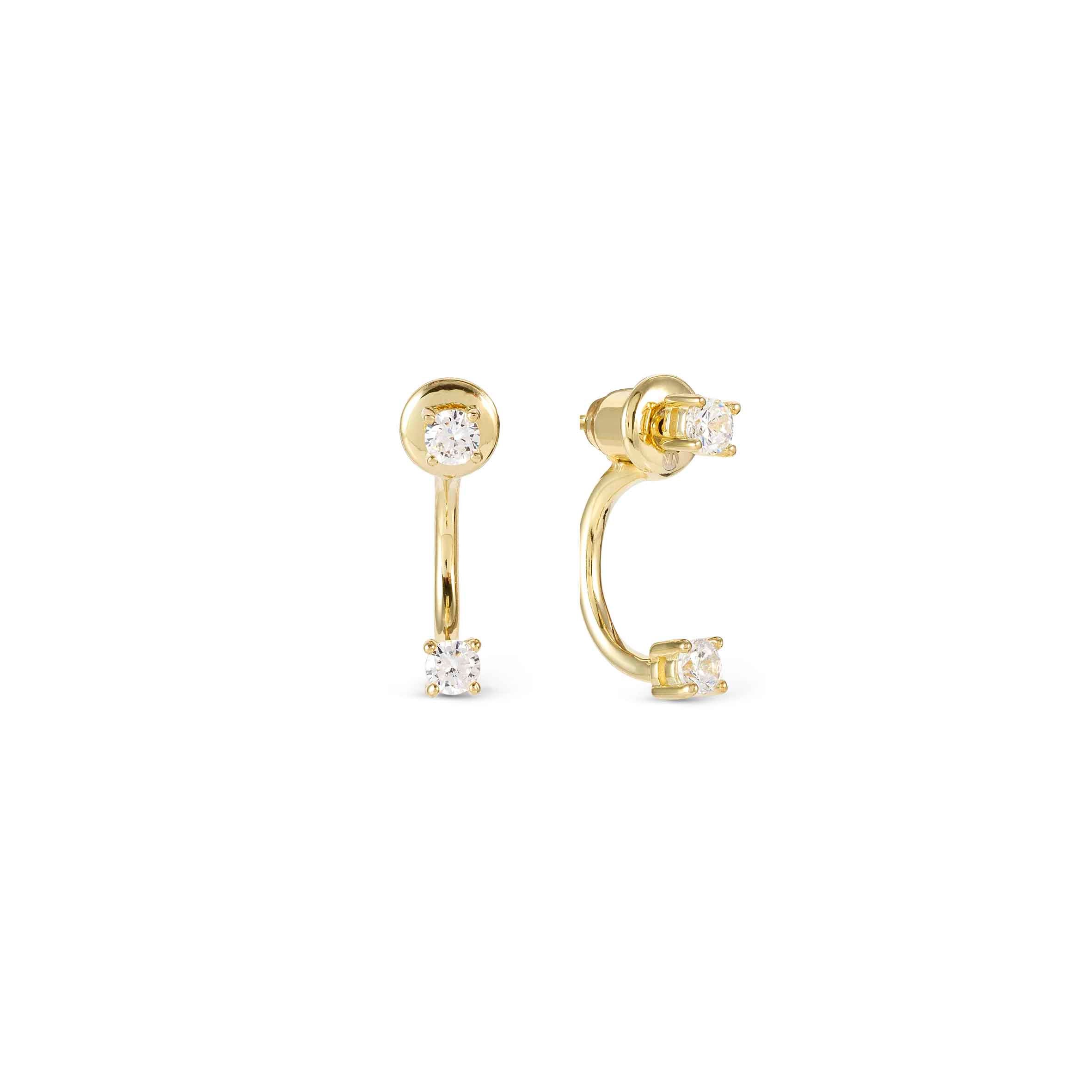 Fashion Era earrings 2 CZ, Small