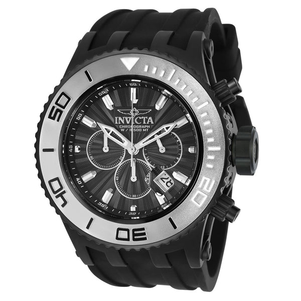 Invicta Men's 24254 Subaqua Black Silicone Watch