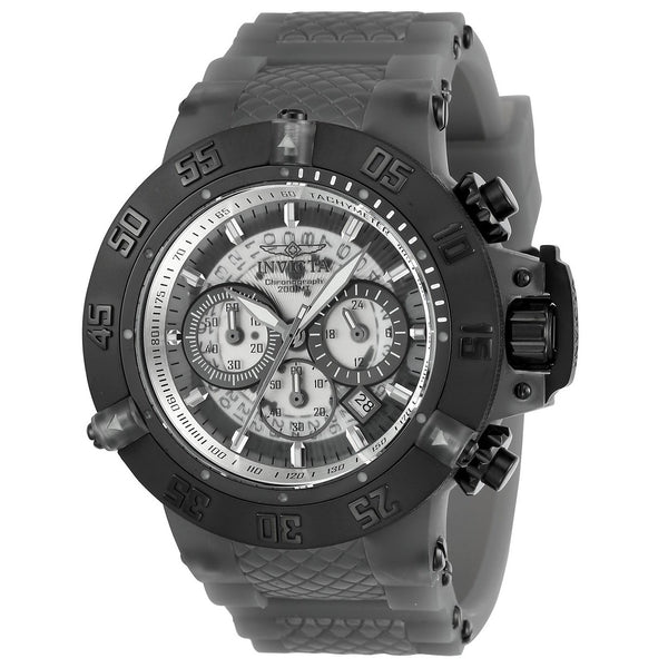 Invicta Men's 24368 Subaqua Anatomic Grey Silicone Watch
