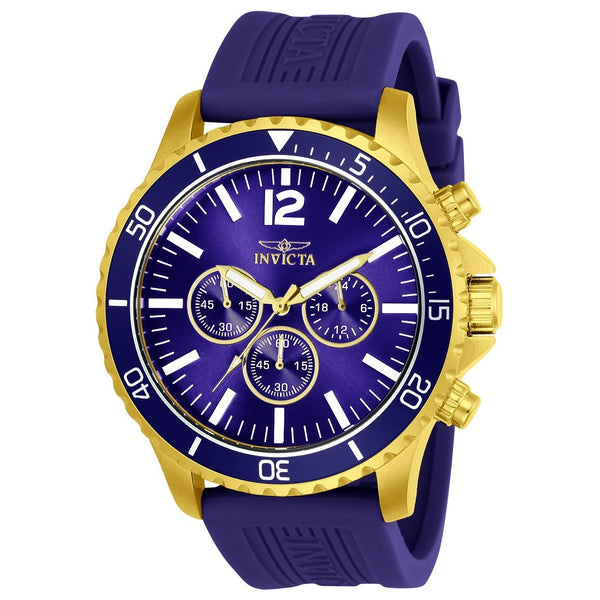 Invicta Men's 24392 Pro Diver Sea Hunter Blue Polyurethane Watch