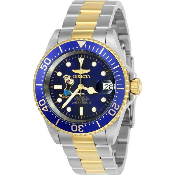 Invicta Men's 24487 Character Popeye Automatic Gold-tone and Silver Stainless Steel Watch