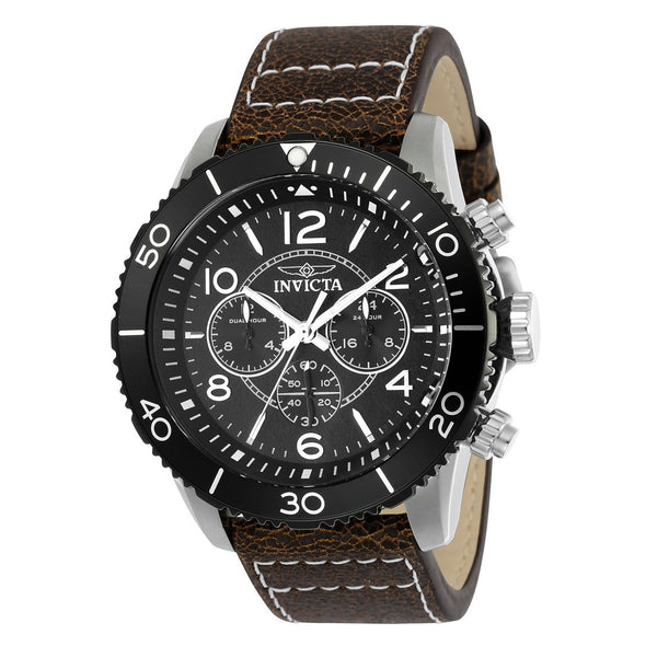 Invicta Men's 24552 Aviator Brown Leather Watch