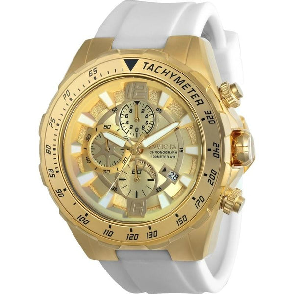 Invicta Men's 24578 Aviator White Silicone Watch