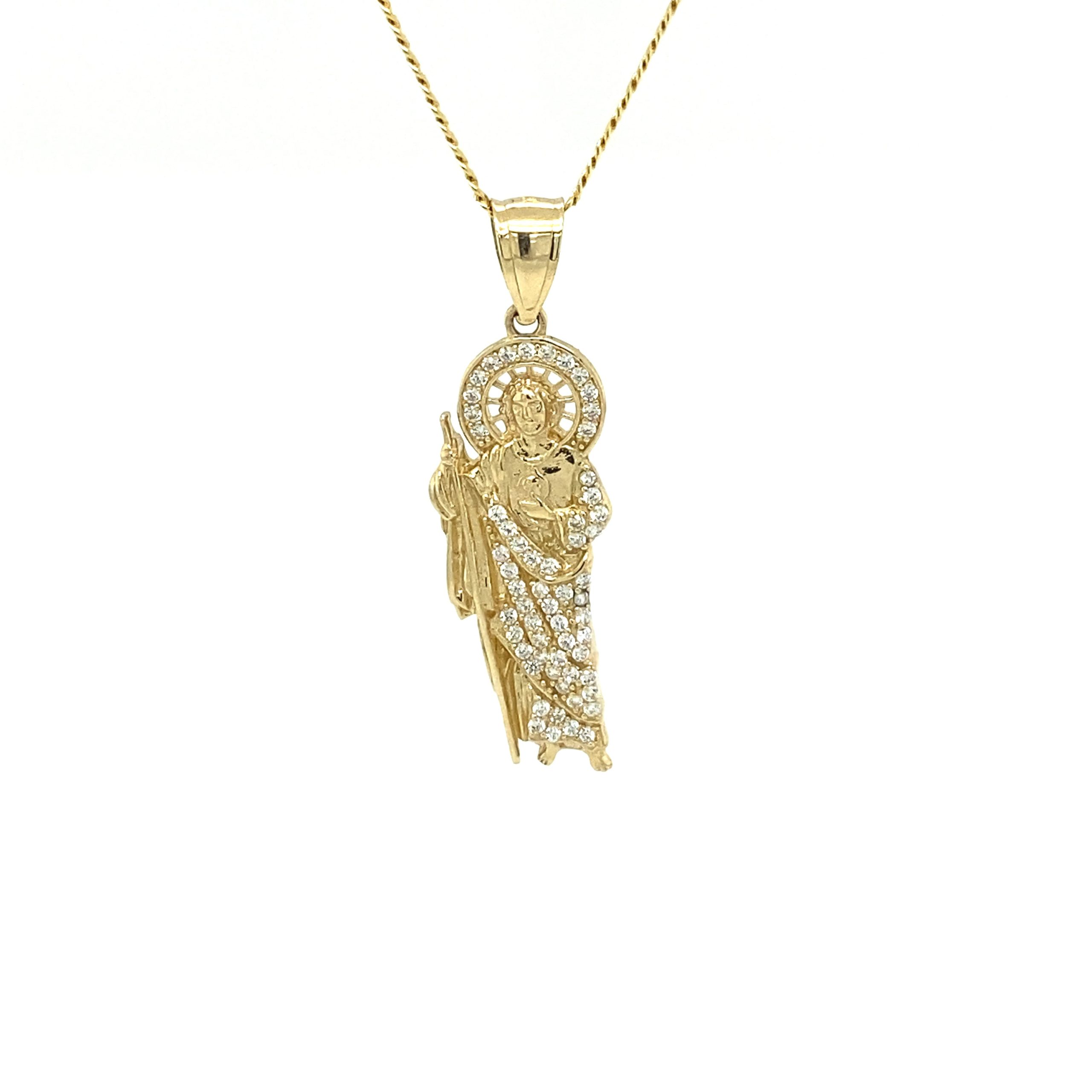 14K SAN JUDAS PENDANT