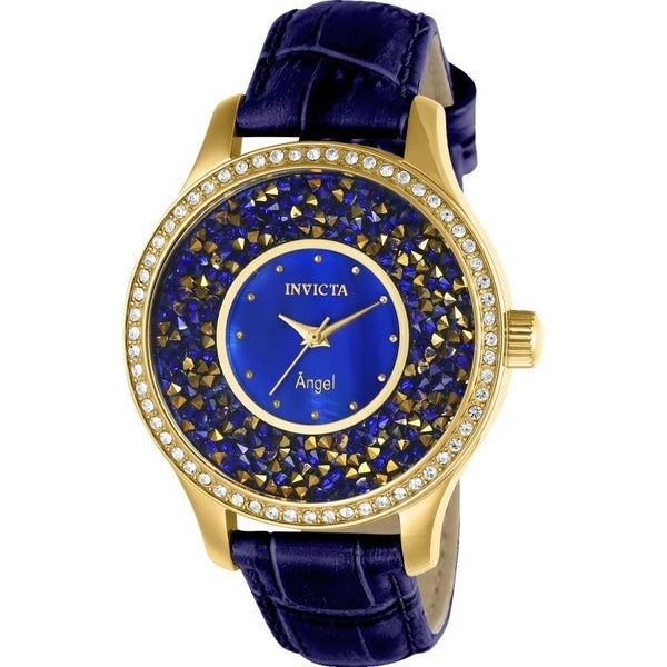 Invicta Women's 24590 Angel Blue Leather Watch