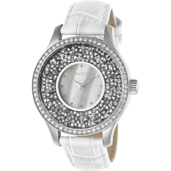 Invicta Women's 24591 Angel White Leather Watch