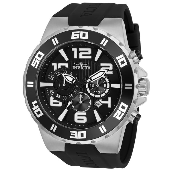 Invicta Men's 24668 Pro Diver Black Polyurethane Watch