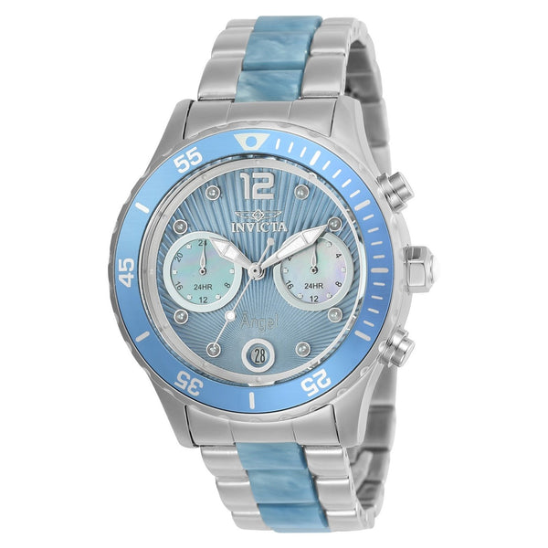 Invicta Women's 24704 Angel Blue and Silver Stainless Steel Watch