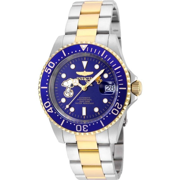 Invicta Men's 24786 Character Snoopy Automatic Gold-tone and Silver Stainless Steel Watch
