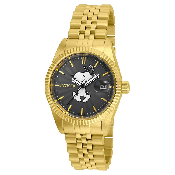 Invicta Women's 24806 Character Snoopy Gold-Tone Stainless Steel Watch