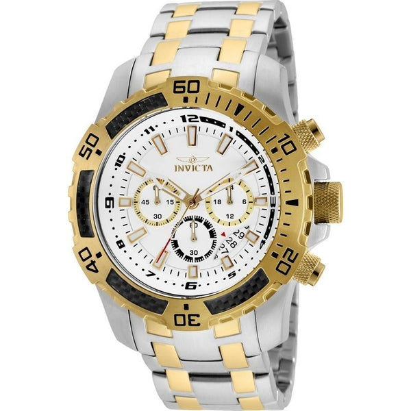 Invicta Men's 24859 Pro Diver Scuba Gold-Tone and Silver Stainless Steel Watch
