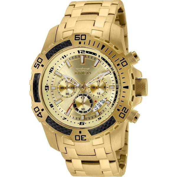 Invicta Men's 24860 Pro Diver Scuba Gold-Tone Stainless Steel Watch