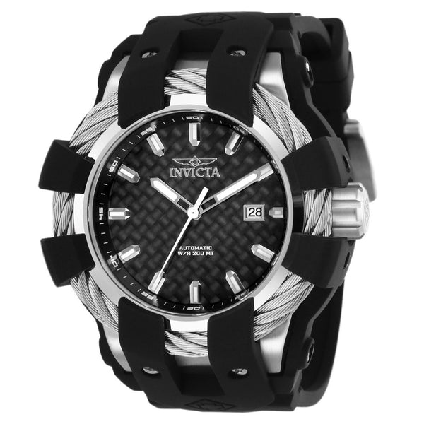 Invicta Men's 25034 Akula Automatic Black Silicone Watch
