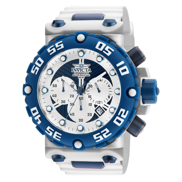 Invicta Men's 25040 Subaqua Blue and White Stainless Steel Watch