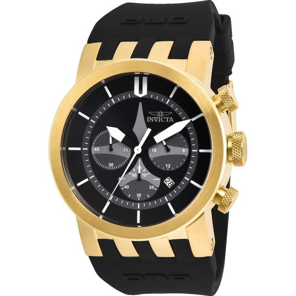 Invicta Men's 25058 DNA Black Silicone Watch