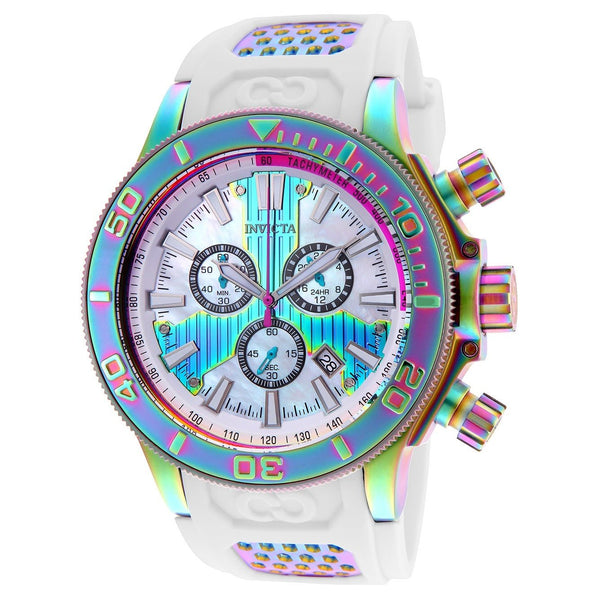 Invicta Men's 25177 Corduba White Polyurethane and Stainless Steel Watch