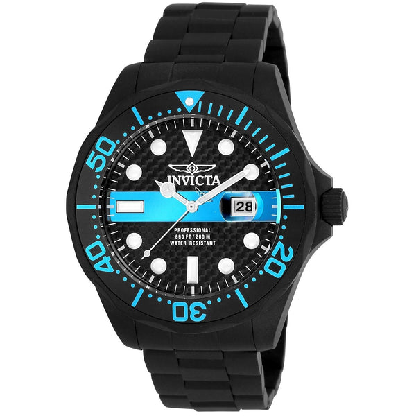 Invicta Men's 25242 Pro Diver Black Stainless Steel Watch